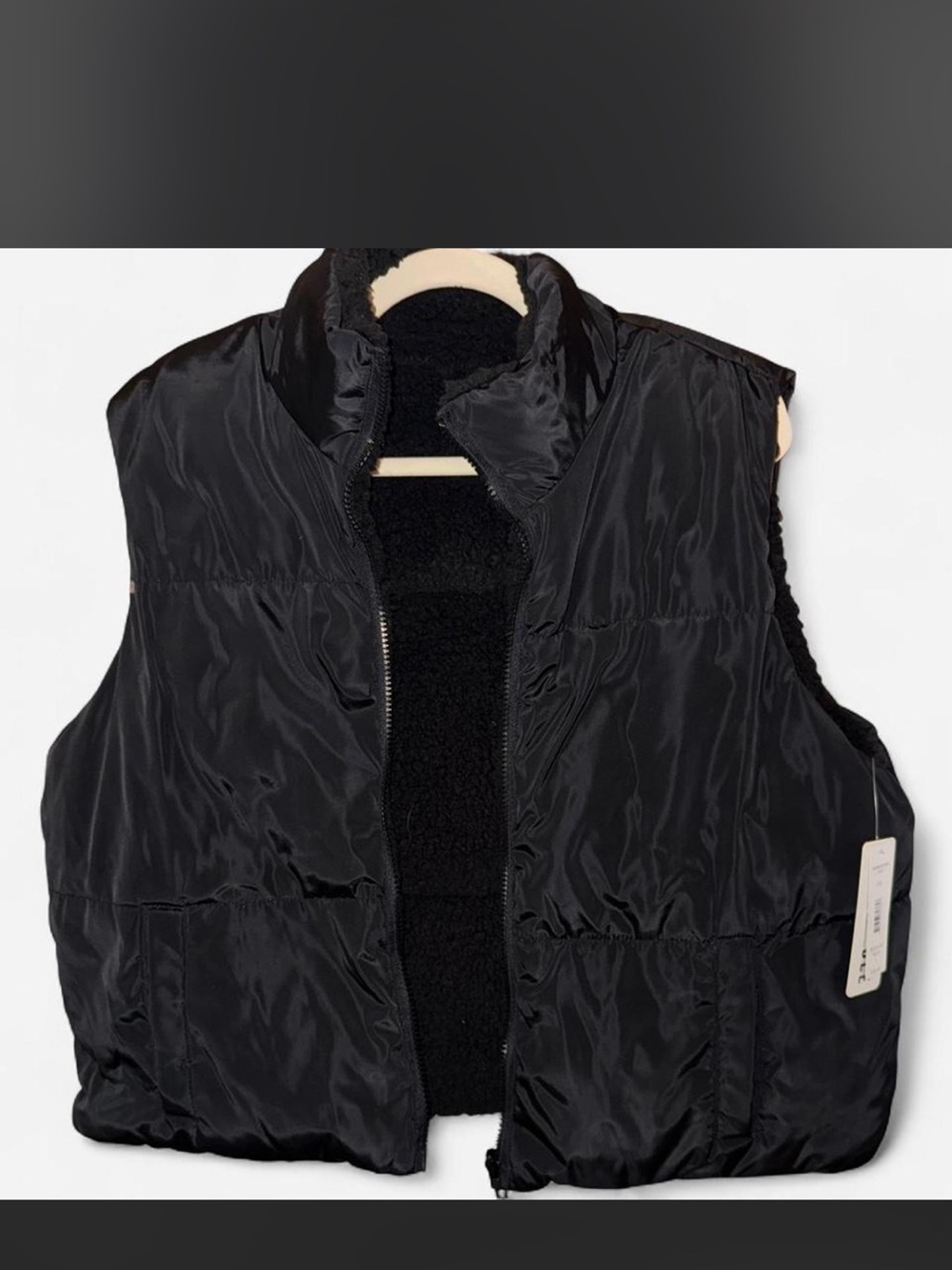 Justify Black Puffer Vest